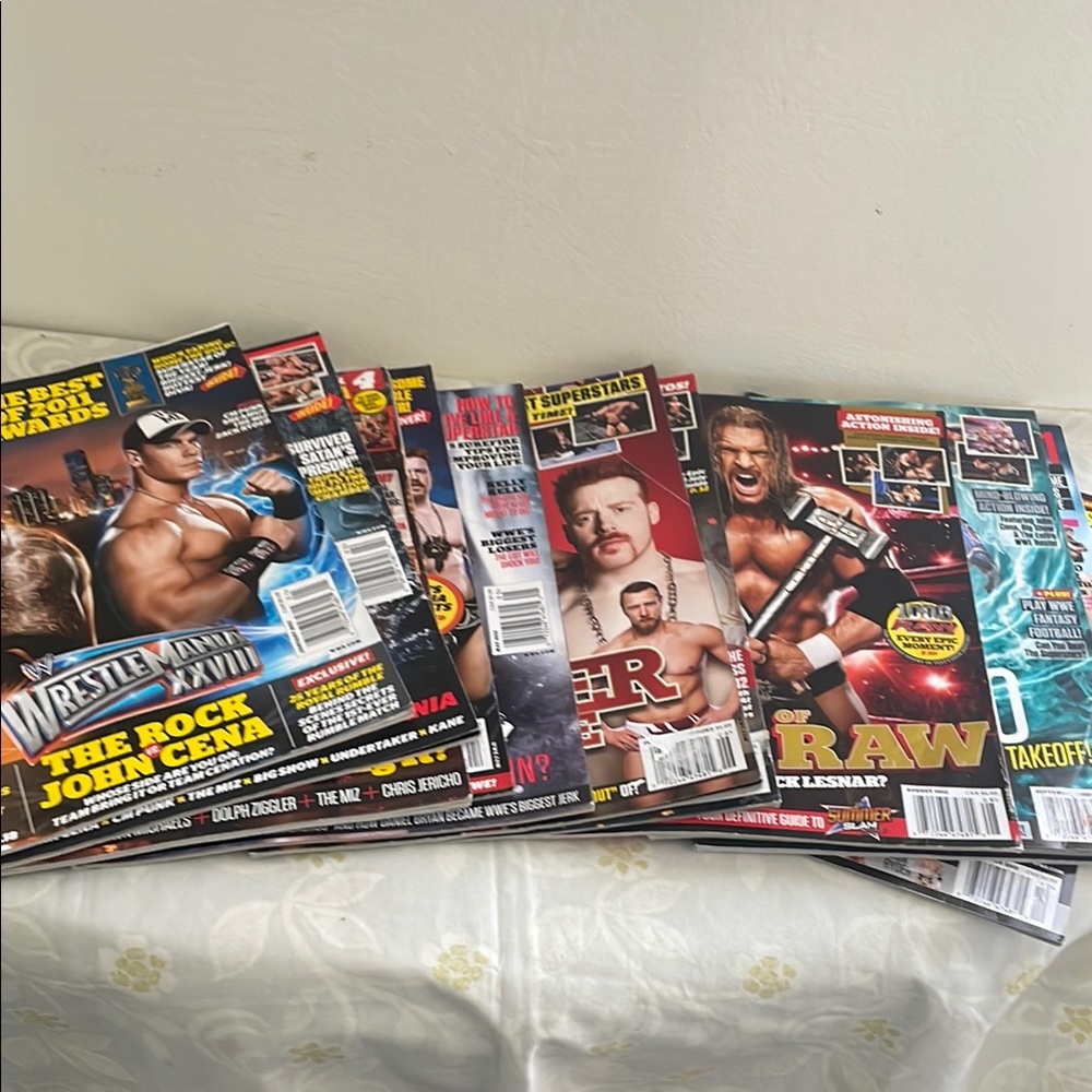 12 Wrestling Magazine Collection 2012